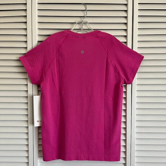 NEW with tags Lululemon Swiftly Tech Short Sleeve Shirt 2.0 *Race Length Pink 6 - Picture 6 of 15